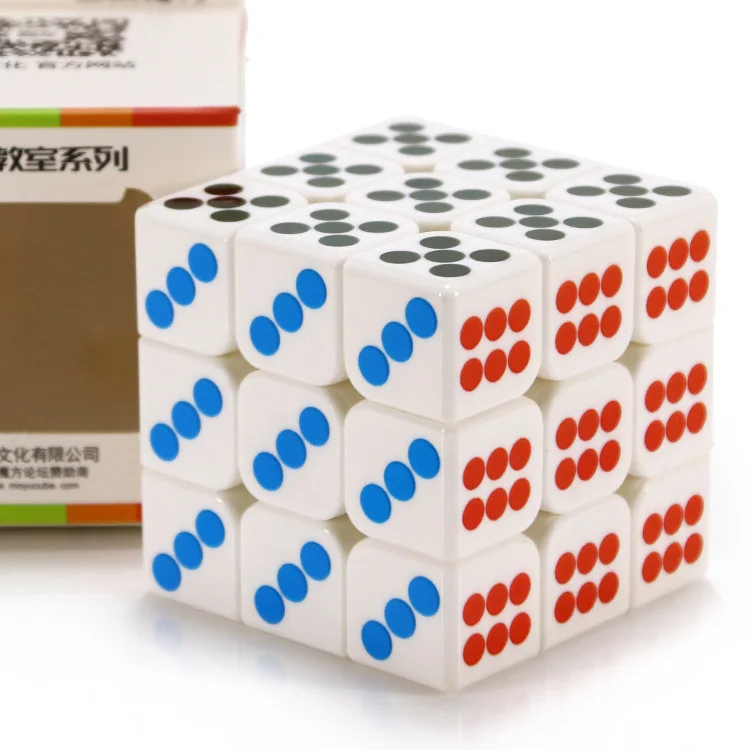 Cubing класс MF8827 Гладкий 3x3x3 магические кости куб пазл игрушки для снижения давления