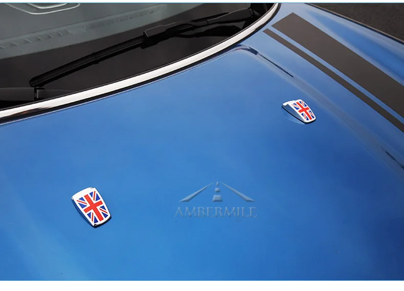  Car Windshield Water Spray Nozzle Covers Stickers for Mini Cooper R55 R56 R60 R61 F54 F55 F56 Accessories Car Styling (7)