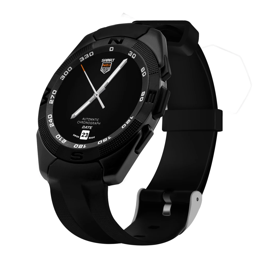 № 1 G5 Смарт-часы MTK2502 Smartwatch монитор сердечного ритма Фитнес трекер вызова SMS
