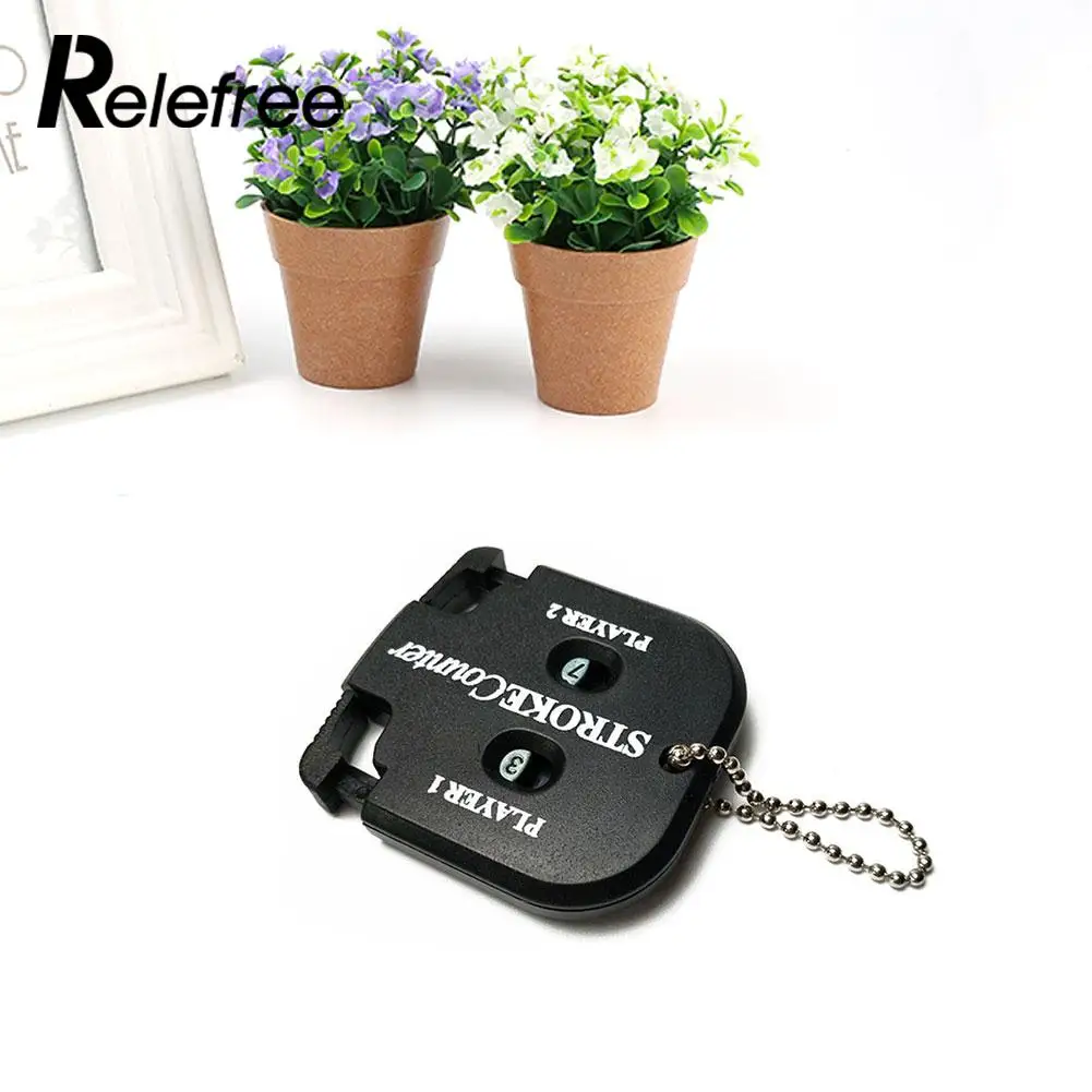 

Golf Score Counter New Golf Count Shot Stroke Putt Counter Keeper Golfing with Key Chain Black Counter Outdoor Golf Accessories