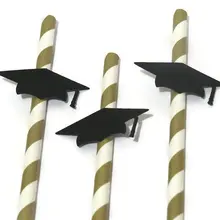 Дешевые изготовленные на заказ Выпускной вечерние strawss девичник вечерние, девичника, вечеринки в честь рождения ребенка, для девочек, на день рождения соломы