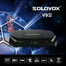 HOT SOLOVOX V9S DVB-S2 HD Satellite Receiver USB Port WEB TV USB Wifi Build in Support IPHD Xtream Stalker IPTV youtube youporn