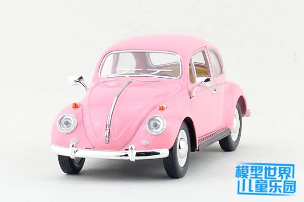 KINSMART литая металлическая модель/масштаб 1:24/1967 Volkswagen Классическая Игрушка-Жук автомобиль/подарок для детей/образовательная коллекция - Цвет: Розовый