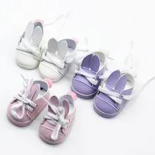 Girl's Gift 7cm Purple/Pink/White Rabbit Mini Doll Shoes For 18 Inch American Doll Reborn Doll 43cm Gift for Baby Girl Girl's Gift 7cm Purple/Pink/White Rabbit Mini Doll Shoes For 18 Inch American Doll Reborn Doll 43cm Gift for Baby Girl