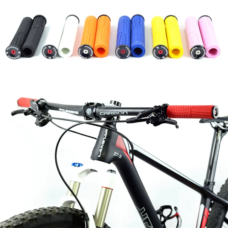 FOURIERS, мягкая силиконовая резиновая губка, пена AM DH, ручки на руль велосипеда, нескользящая ручка, 30x130 мм, GP-S001 для горного велосипеда