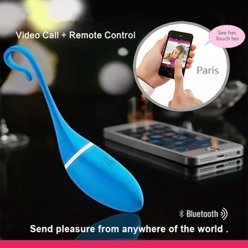 Smart Vibrators Smart Phone sex toy 10 Frequency Vibrating Bullet Magic Kegel Balls APP wireless Control Massager Stimulator