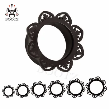 

KUBOOZ 10PCS Ear Piercing Expander Plug Gauges Stainless Steel Stretcher Body Jewelry Tunnel Fashion Gift For Women Men 0G 00G