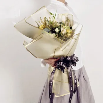 

Flower Wrapping Paper Bouquet Packaging Material Waterproof Matte Color Paper Gift Wrapping Film