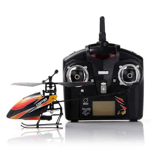 

WLtoys V911 Upgraded Version 4CH 2.4G Single Propeller RC Helicopter With GYRO Orange