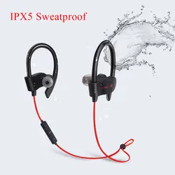 Беспроводной наушники 56 s Bluetooth спортивные наушники-вкладыши стерео наушники IPX5 устойчивое гарнитуры с микрофоном наушник Ушные крючки