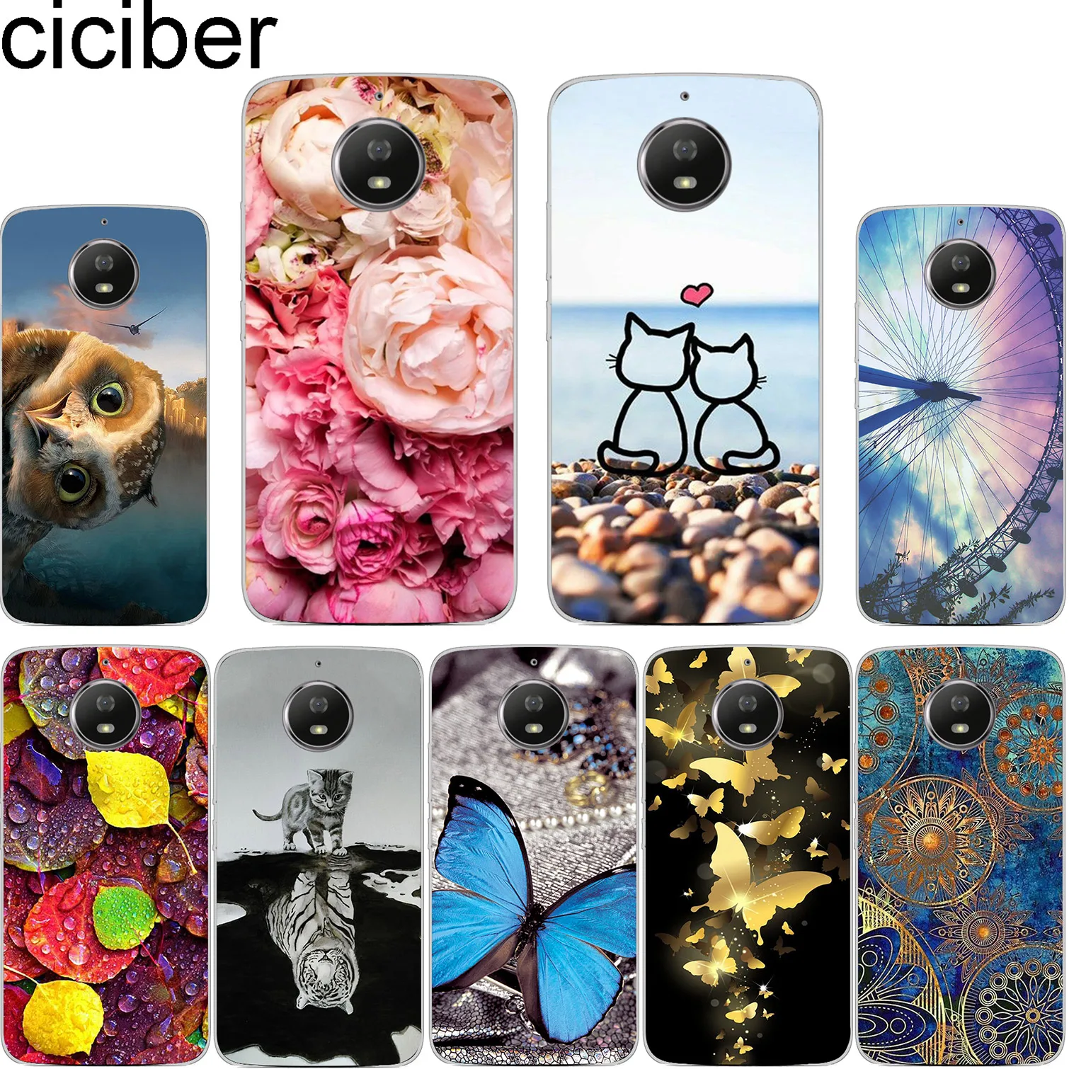 

ciciber For Motorola Moto G5S Soft Silicone TPU Phone Cases Back Cover Clear For Motorola Moto G 5 S Coque Fundas Capa 5.5"