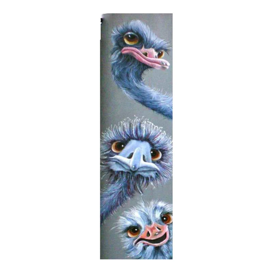 

DIY Diamond Painting Cross Stitch three Ostrich 3D 5D Embroidery Full Mosaic Kit Big Wall Stones ASF810