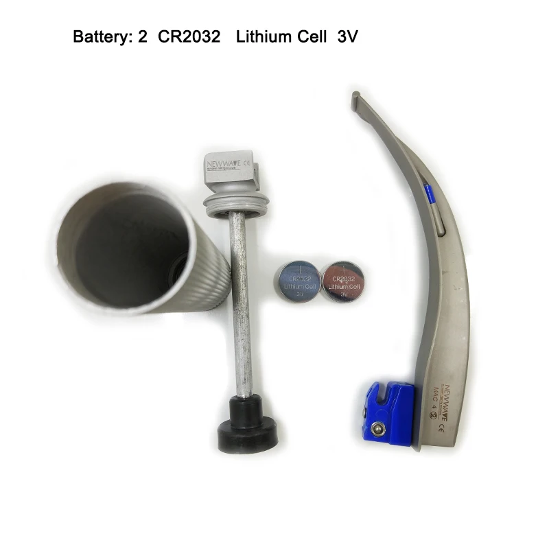 NEWWAVE Diagnostic set Aluminum laryngoscope Leather zipper portable set NEWWAVE Diagnostic set Aluminum laryngoscope Leather zipper portable set