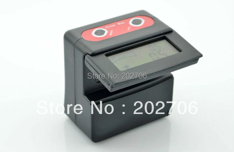 ! Digital Angle Gauge Angle Finder inclinometer protractor Tilt level box with Magnetic base + V-groove