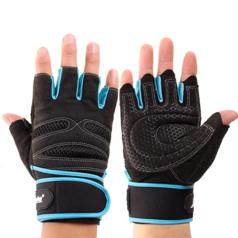 

cycle zone 1Pair For Cycling Gloves Weight Lifting Gym Gloves Workout Wrist Wrap Sports Training Fitness 2 Colors Size S-L
