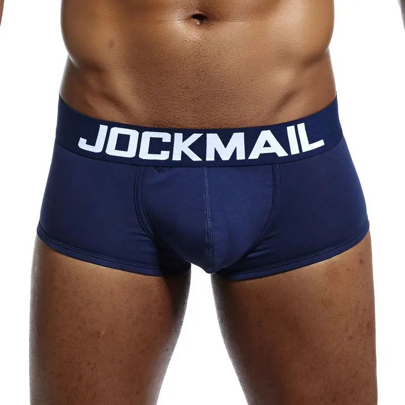 JOCKMAIL, фирменное Мужское нижнее белье, боксеры, шорты для геев, с мешочком для пениса, cueca, боксеры, calzoncillos hombre, мужские боксеры, шорты, трусы для сна