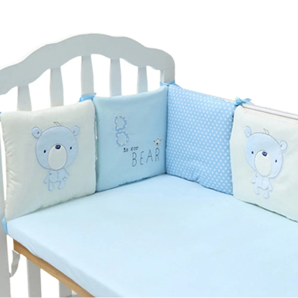 6pcs Lot Baby Bed Bumper In The Crib Cot Bumper Baby Bed Protector