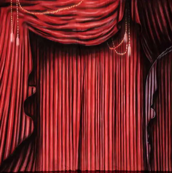 

Red Curtains Stage Photography Backgrounds Vinyl cloth High quality Computer print wall backdrop