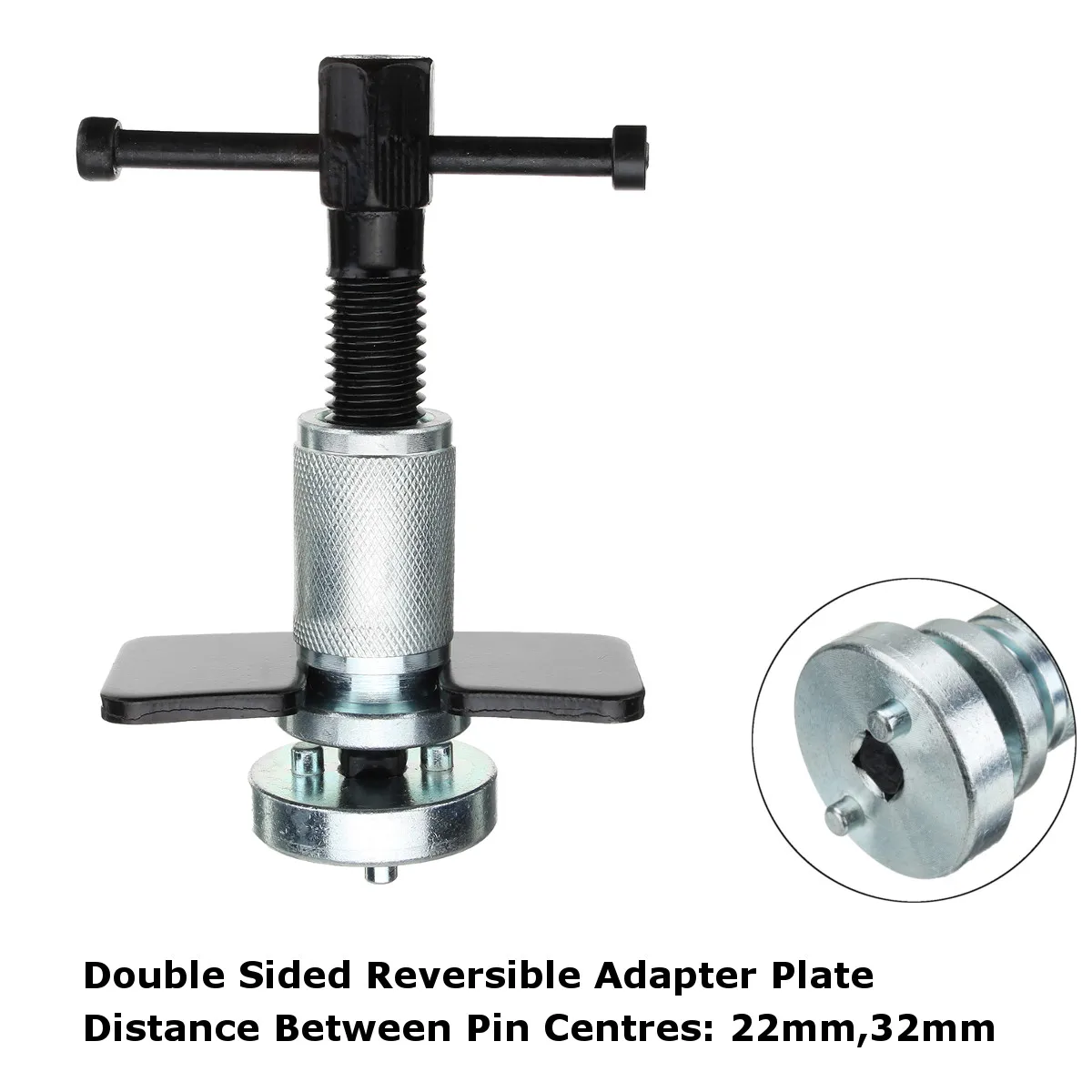 

Rear Brake Piston Rewind Tool Rewind Tool Disc Caliper Piston Wind Back Kit Rewind Hand Tool Set Dual Pin Pad