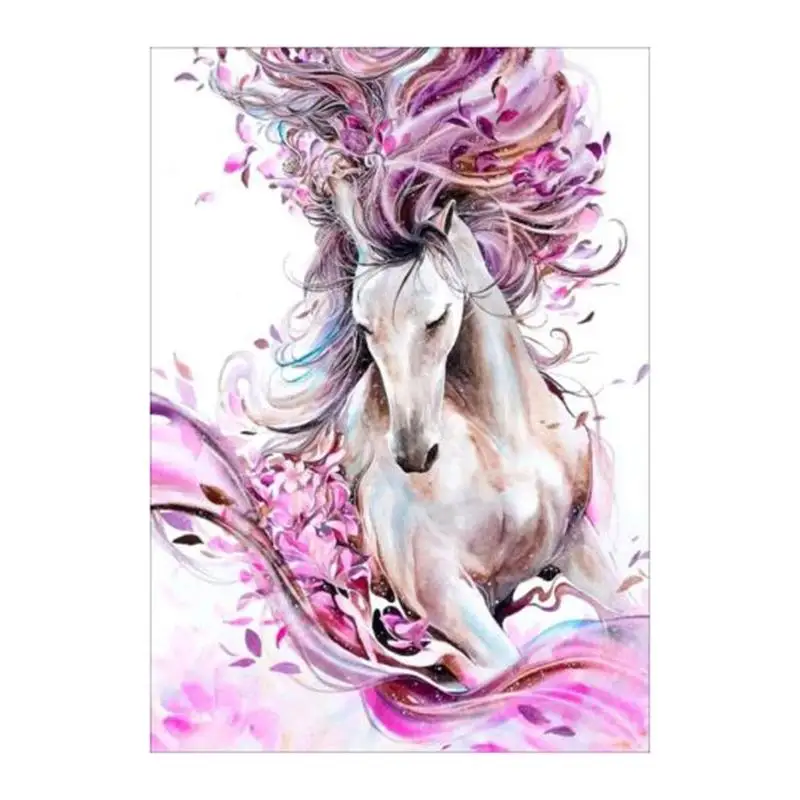 

Charming Horse 5D Diamond Painting Cross Stitch Craft Decor DIY Needlework Diamond Embroidery Home Bedroom Decoration Tool