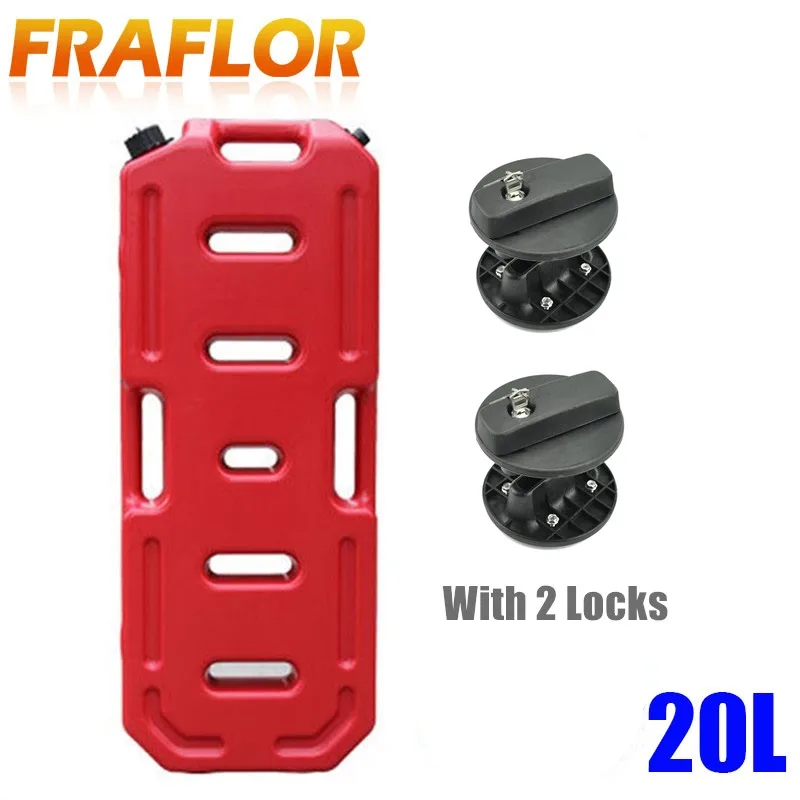 

20L Litres 5.2 Gallon Jerrycan Gas Tank HDPE Gasoline Fuel Tank Can Flexible Spout Petrol Jerry Cans New Deposito De Combustible