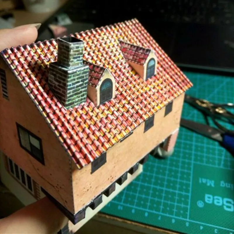 Пазлы Тамия ховль размером 50 см для самостоятельной сборки 3D модель из бумаги