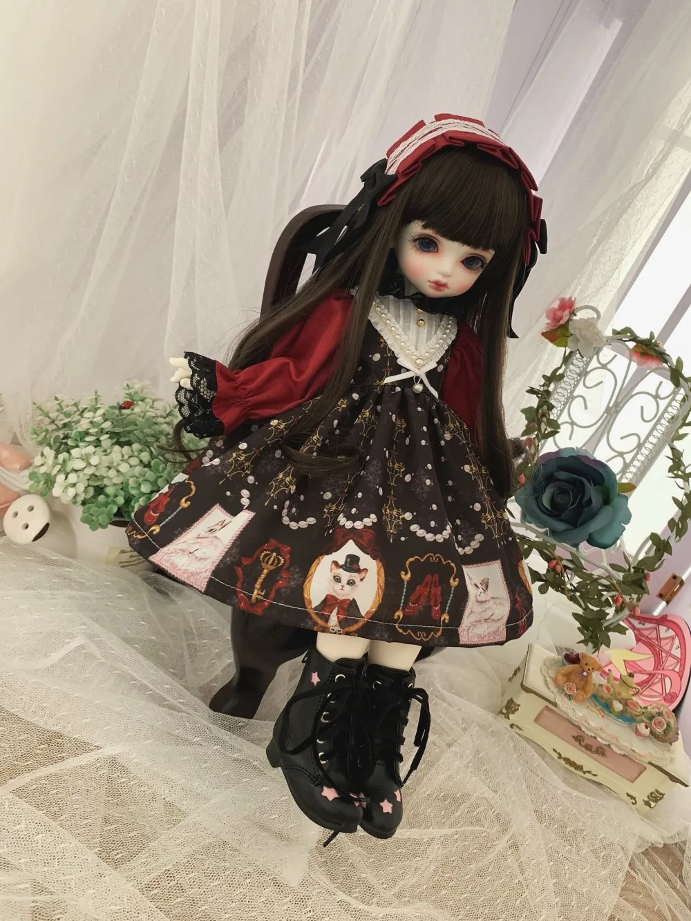 1/4 MSD BJD кукла леди платье Одежда для 1/4 1/6 BJD платье для BJD куклы игрушки аксессуары
