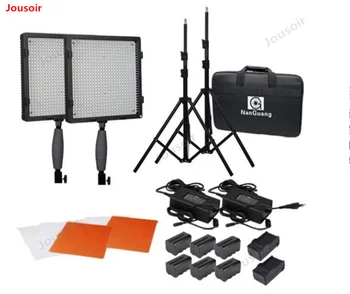 

LED photography light set outside shot fill light film and television video light 576 two light set +F750 battery CD50 T03