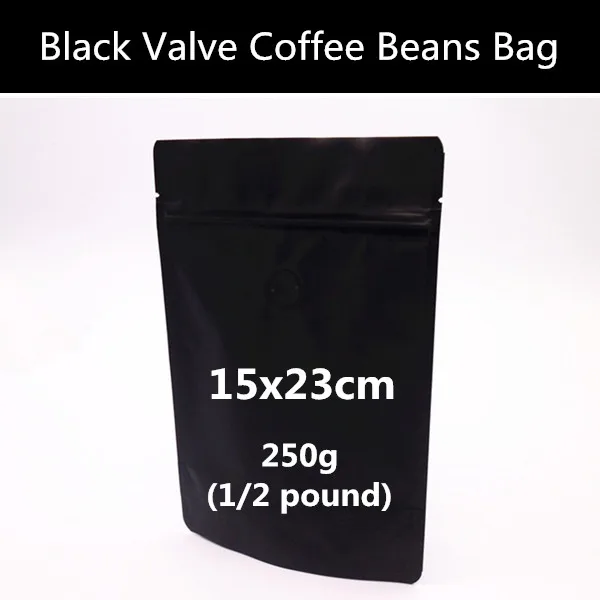 50 Teile Los 15 Cm 23 Cm Matt Schwarze Folie Ventil Zip Lock