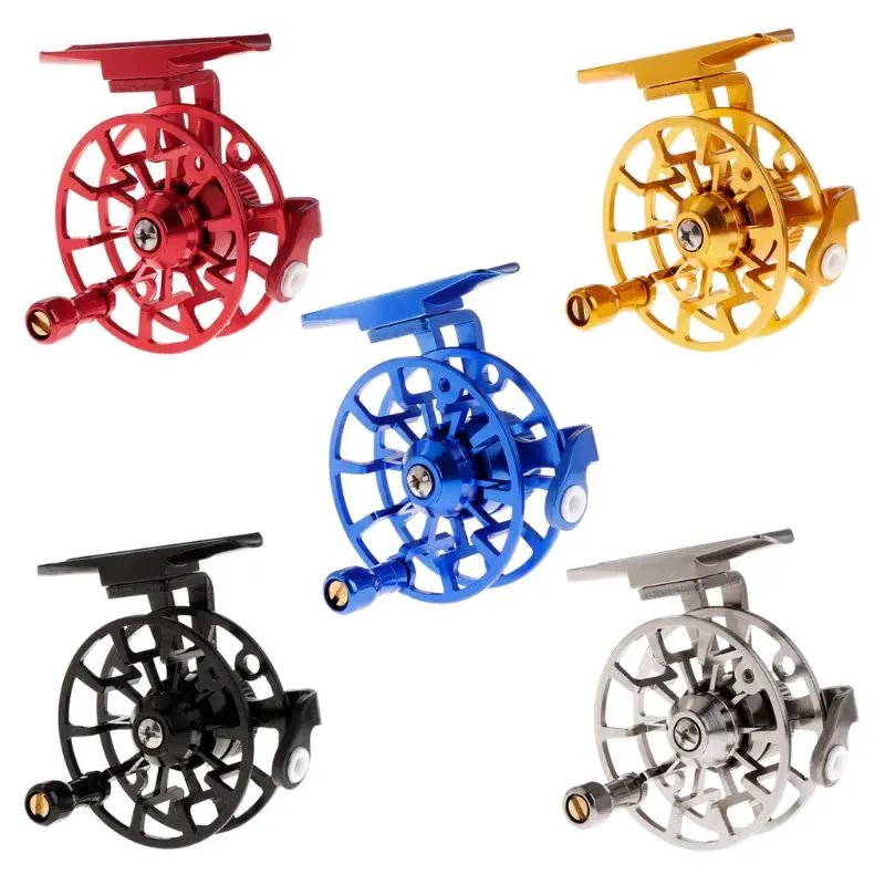 

Ice Fishing Reel Front Reels Full Metal For Right Hand Hollow Professional Ultralight Tackle Accessories Unloading Force Outdoor