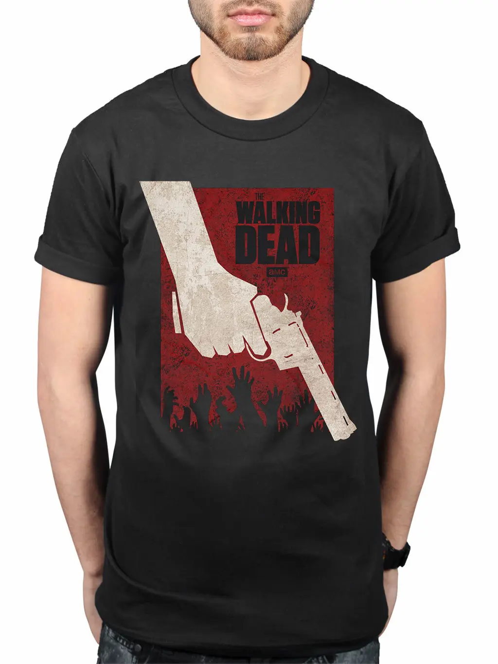 Buy Official The Walking Dead Revolver T Shirt Tv Series Zombie Apocalypse Fan