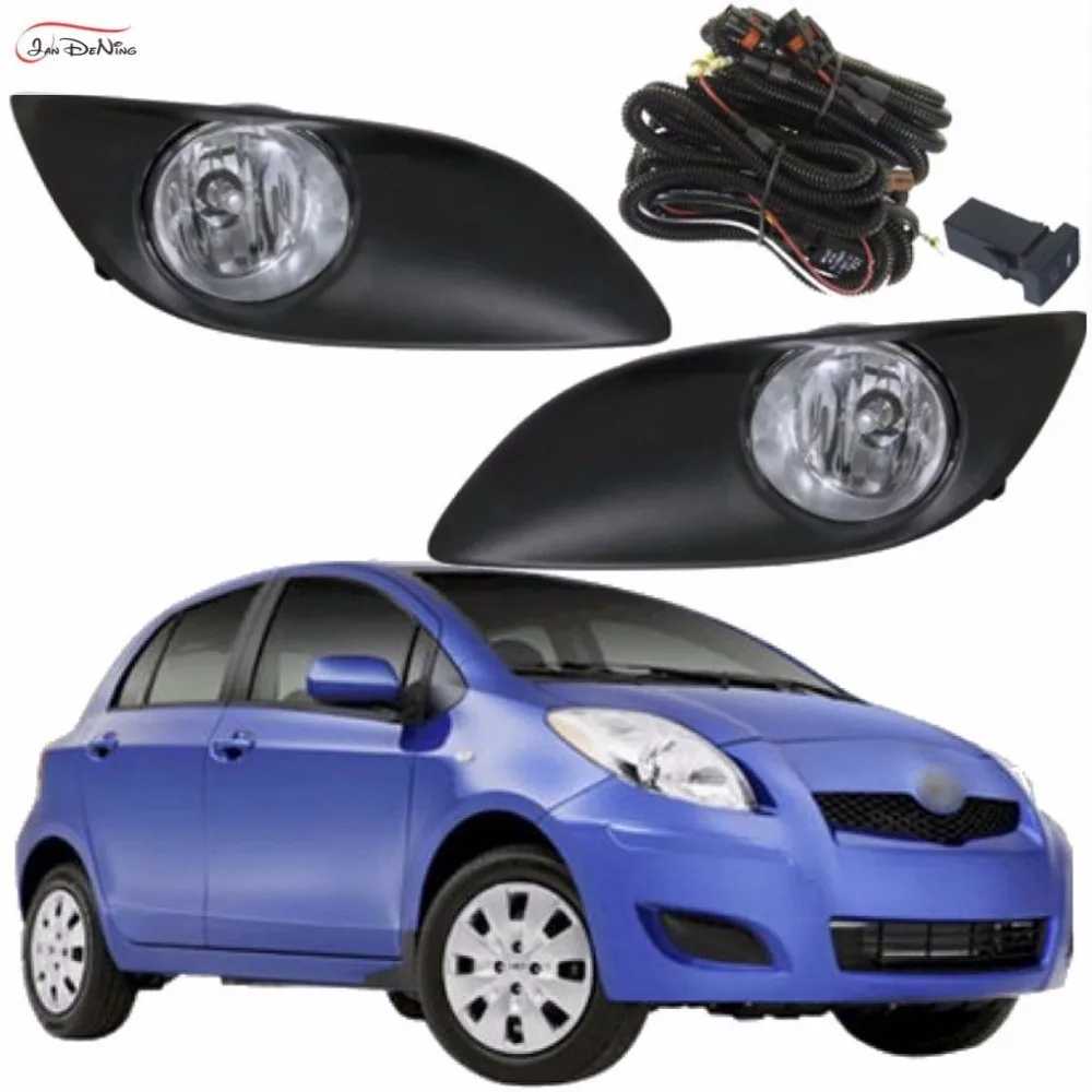 JanDeNing Автомобильные противотуманные фары для Toyota Yaris Hatchback 2009 2011 передняя