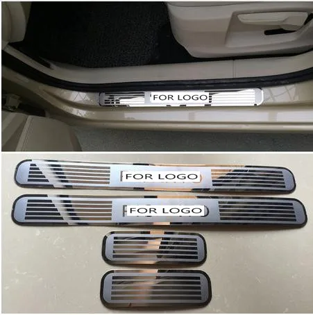 Подходит для Kia PICANTO MORNING 2011 2012 2013 2014 2015 Накладка на порог из нержавеющей стали