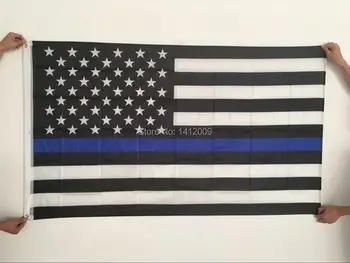 

United States Blue banner American flag