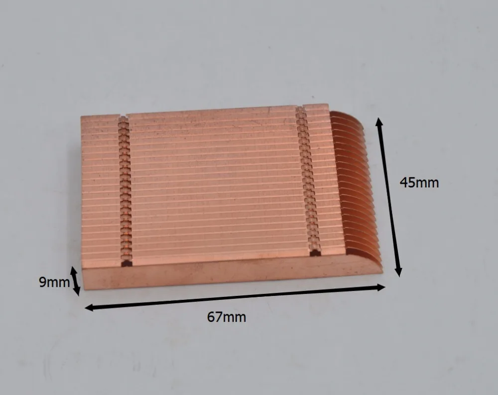 Медный охлаждающий плавник/все виды плавников DIY плавник-вентилятор теплообменник 100*15*17/45*67*9/43*8*3,2/72*135*9/80*55*7 мм алюминиевые плавники