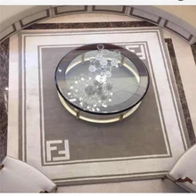 Высококачественный акриловый серый ковер с металлом FF, диван-коврик для гостиной, может быть индивидуальный бренд логотип