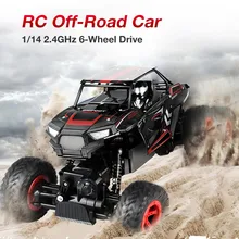 RC автомобили амфибия D819 1/14 2,4 ГГц 6WD RC Рок Гусеничный Багги восхождение внедорожник Грузовик детские игрушки отличный подарок