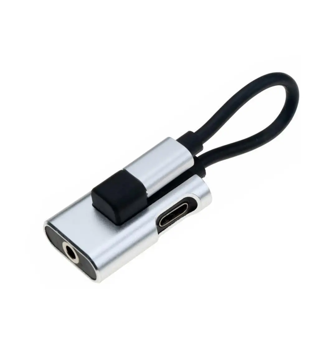 

Micro USB Type-C 3.5mm Jack Adapter Audio Stylish design with distinctive look. Headphone Earphone Charger Cable