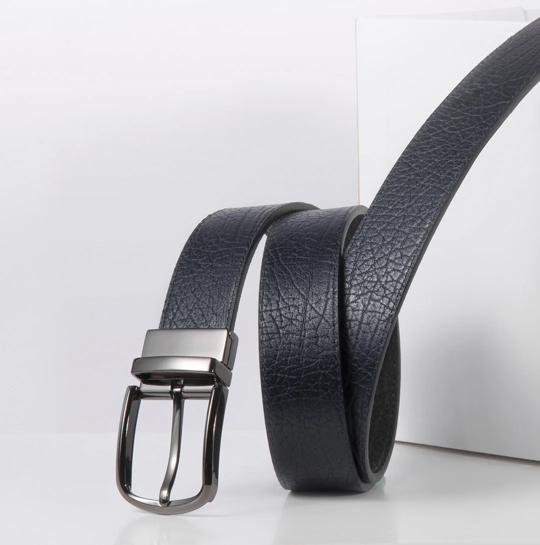 

Xiaomi Mijia Youpin VLLICON Double-sided Rotatable Pin Buckle Belt First Layer of Leather Two-color Dual-use Minimalist Design