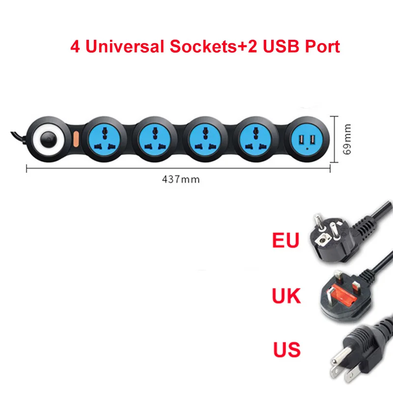 SHIERAK Творческий деформируемая игрушка Мощность полосы USB Зарядное устройство 2.1A