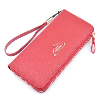 

Wallet Women Long Zip Wallet PU Leather Fashion Large Capacity Purses Clutch