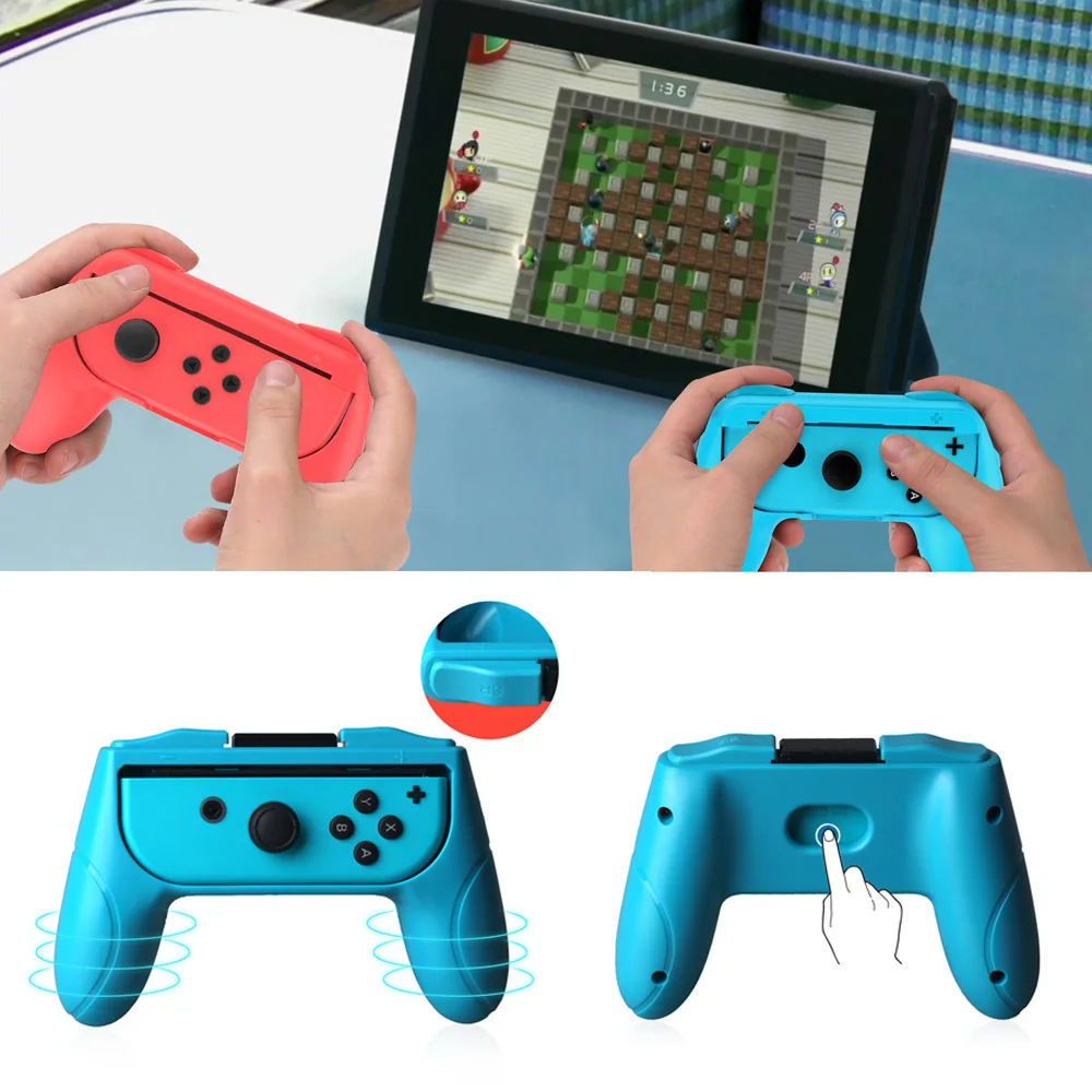 

New 2 PCS Handle Grip For Nintendo Switch Gamepad Joystick Accessories For Nintend Switch Controller Joycon NS NX Holder Stand