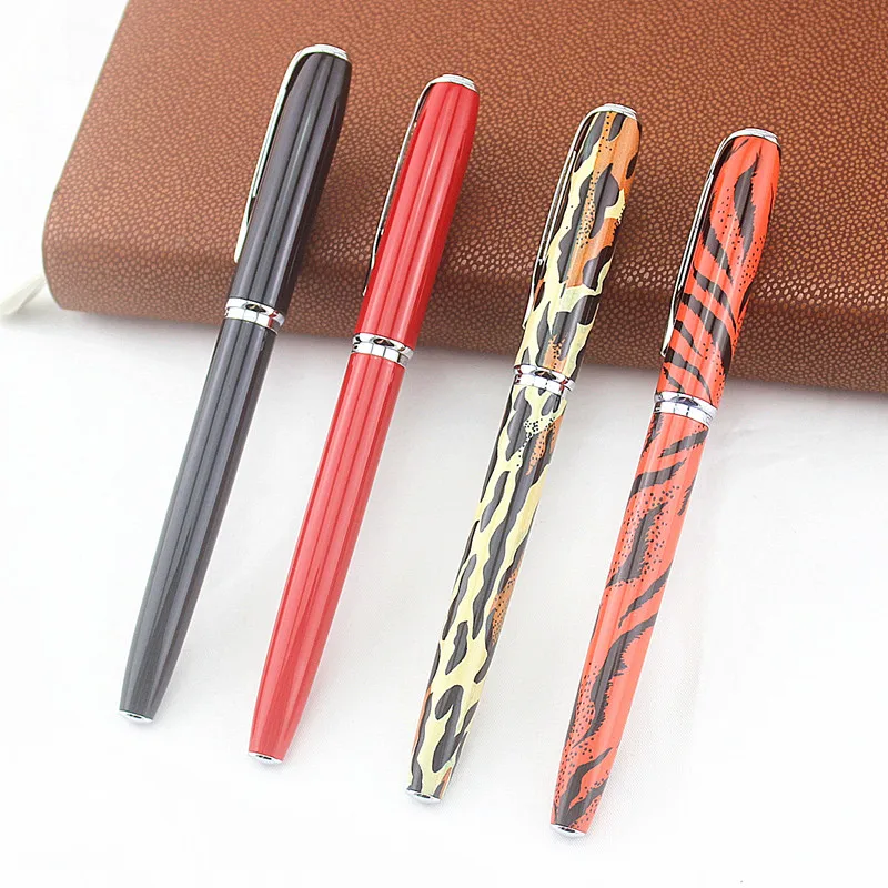 

4PCS Jinhao 996 Metal Fashion Fountain Pen Iraurita Fine Nib 0.5mm with Converter Ink Pens Set for Office Business Home School