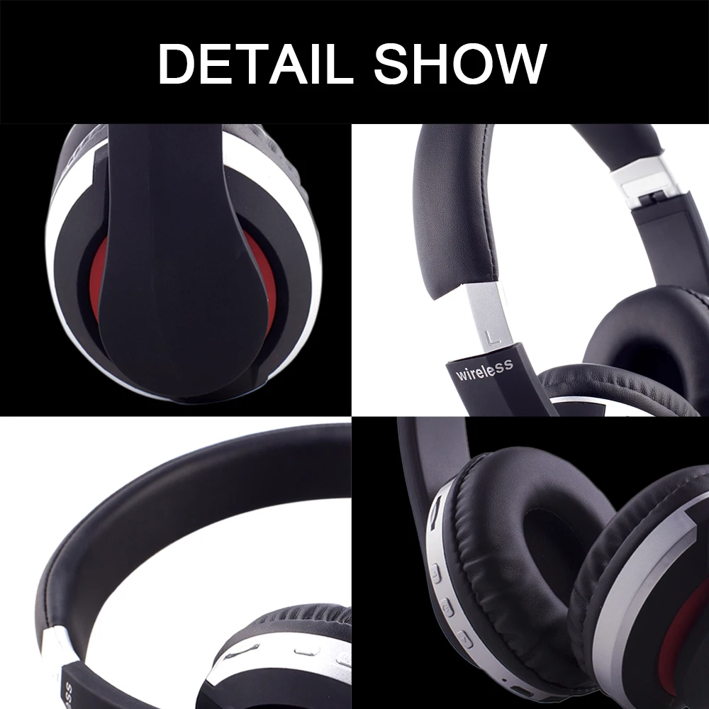 Ceny XGODY MH7 Over Ear słuchawki bezprzewodowe z redukcją szumów zestaw słuchawkowy Bluetooth 5.0 z 3.5MM kabel typu jack dla FM Game Music