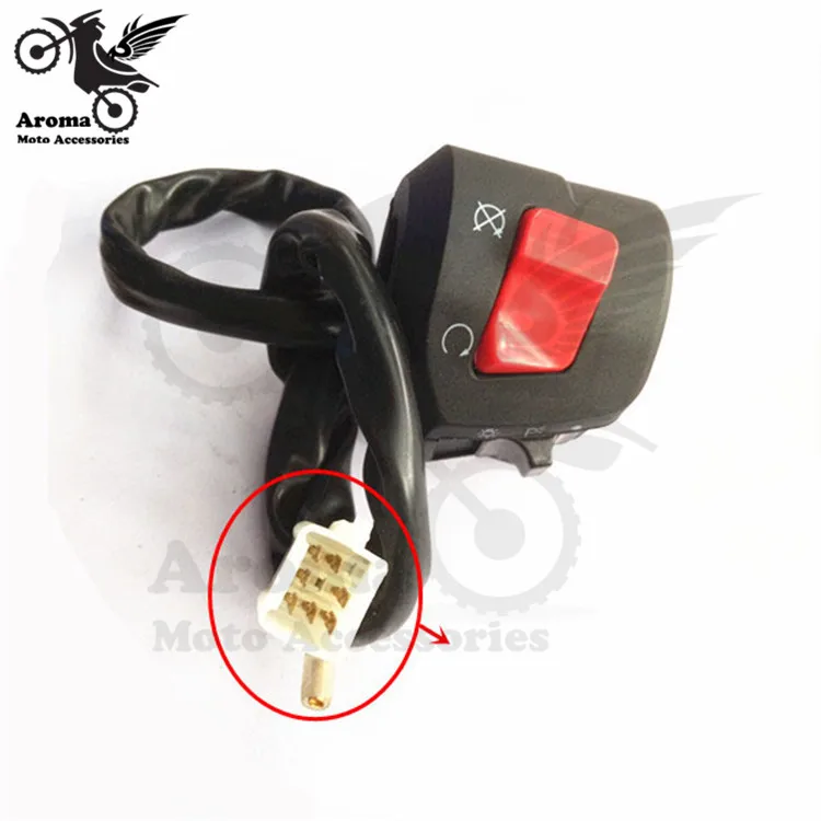 Unviersal 22 мм moto switches контроллер скутера для honda suzuki yamaha Kawasaki moto управление Многофункциональный moto rcycle переключатель - Цвет: right