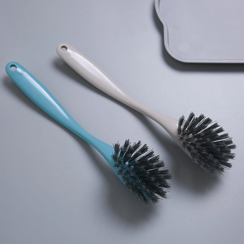 

Non-stick Oil Washing Cleaning Brush Long Handle Pan Pot Brush Dish Bowl Household Can Hang Type Brush Kitchen Cleaning Tools