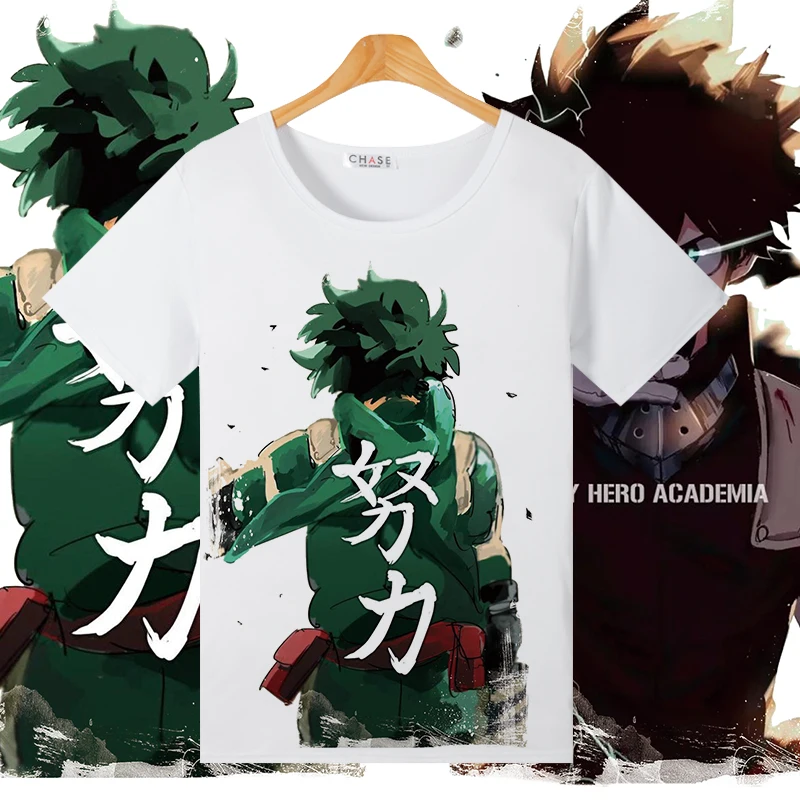 Футболка для косплея «My Hero Academy» izku Midoriya Bakugou Katsuki, летняя футболка для женщин/мужчин, топ-футболка, костюм для косплея на Хэллоуин - Color: 16