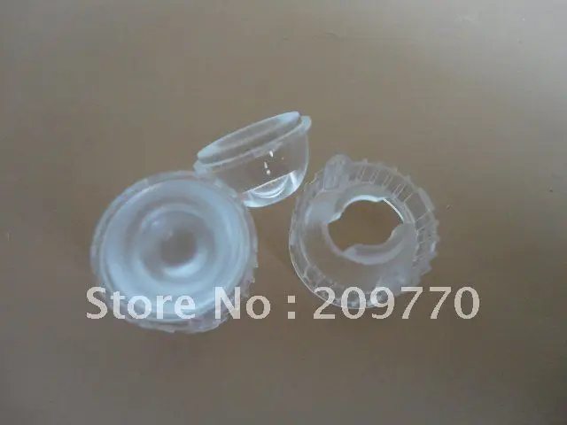 

Wholesale- LED lens 20MM 120degrees optical lens Contain bracket 1W 3W Reflector Collimator
