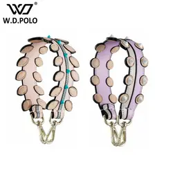 Wdpolo Дерево лист Дизайн Женские сумки короткий ремешок только для топ ручки для сумок уличный стиль Bolsa в полоску сумки на плечо ремни