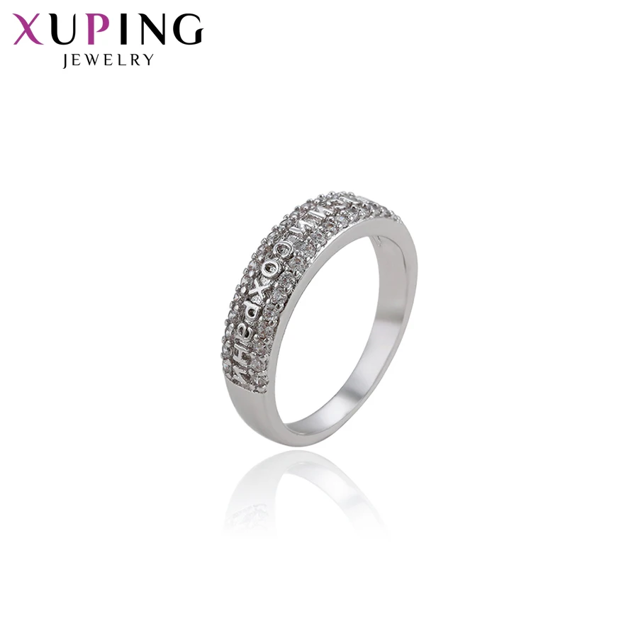 

Xuping European Style Jewelry Temperament Rings Shining Synthetic Cubic Zirconia for Women Gifts S101.10-15896